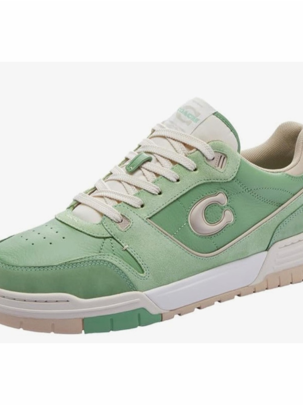 Coach Soho Low-Top Sneaker in Vivid Green NIB Mens SZ 10.5 - Picture 2 of 13